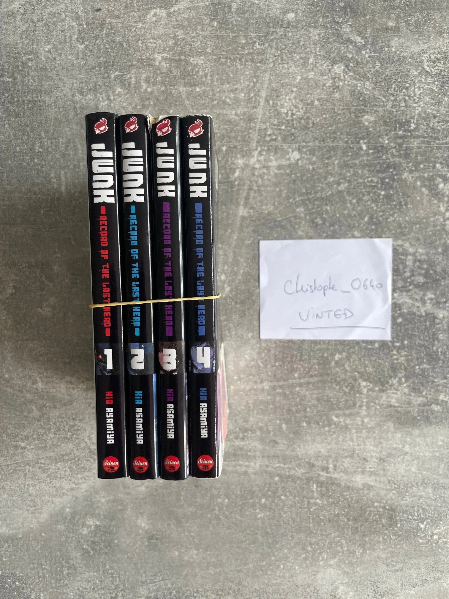 Lote de 4 mangás junk, volumes 1 a 4 na versão francesa. – photo 2